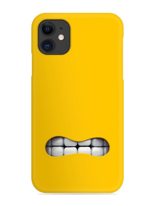 Mouth Character On Snap Case for Apple Iphone 12 Edge Zapvi