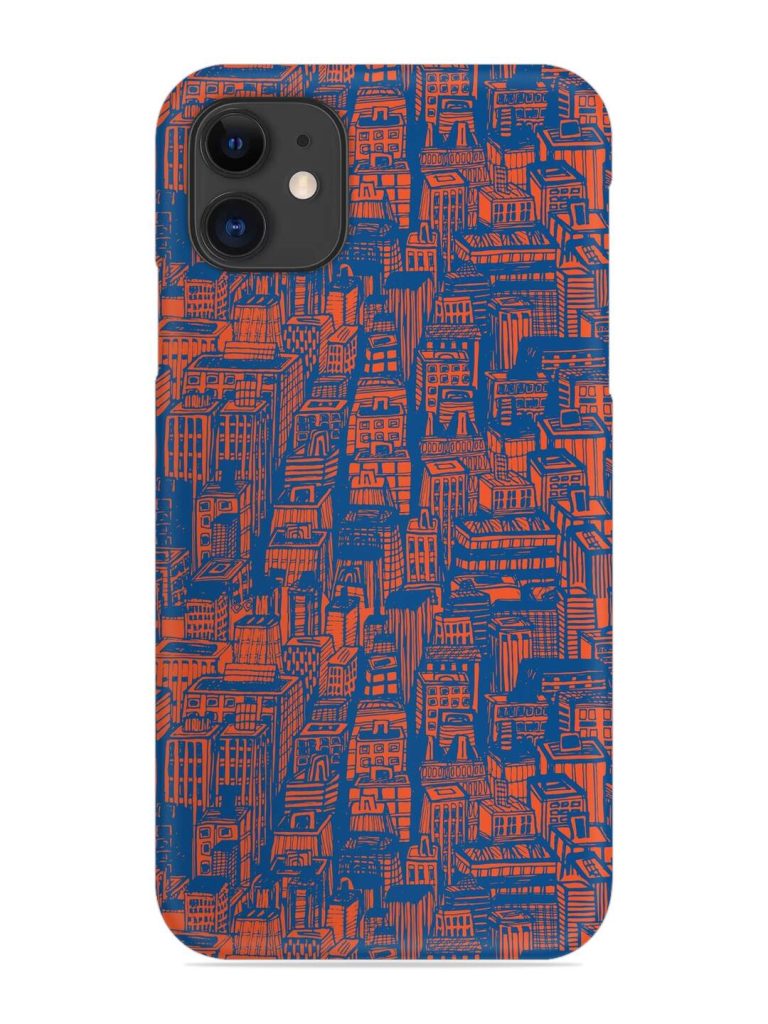 Hand Drawn Seamless Snap Case for Apple Iphone 12