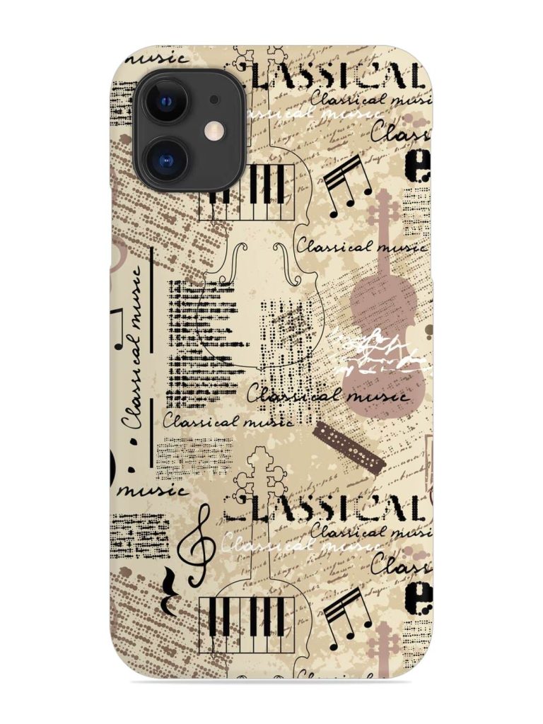 Classical Music Lpattern Snap Case for Apple Iphone 12