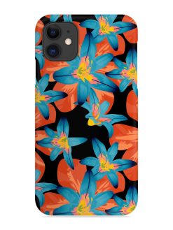 Philippine Flowers Seamless Snap Case for Apple Iphone 12