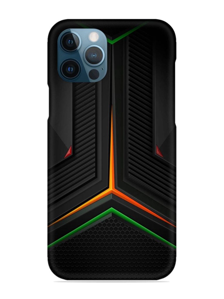Orange Triangle Light Snap Case for Apple Iphone 12 Pro