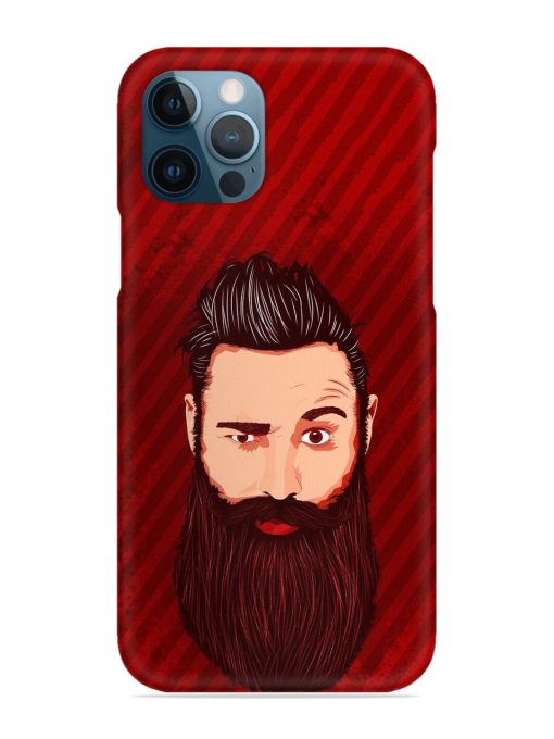 Beardo Man Snap Case for Apple Iphone 12 Pro Edge Zapvi