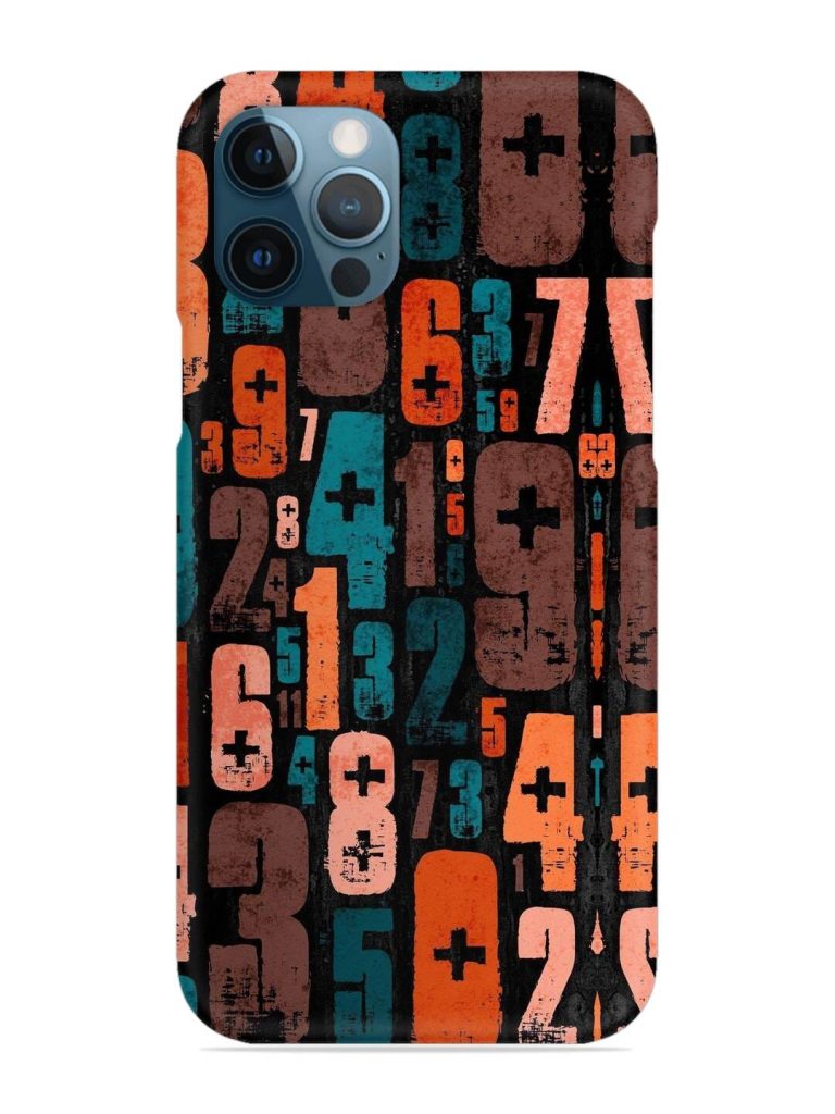 0 To 9 Art Snap Case for Apple Iphone 12 Pro