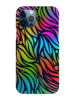 Abstract Leaf Design Snap Case for Apple Iphone 12 Pro