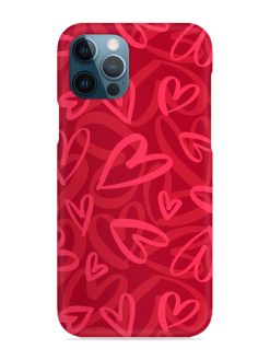 Seamless Romantic Pattern Snap Case for Apple Iphone 12 Pro