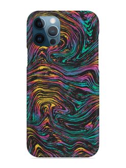 Abstract Liquid Colors Snap Case for Apple Iphone 12 Pro