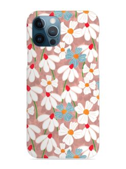 Abstract Petal Flowers Snap Case for Apple Iphone 12 Pro