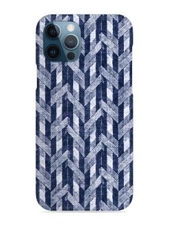 Abstract Herringbone Motif Snap Case for Apple Iphone 12 Pro
