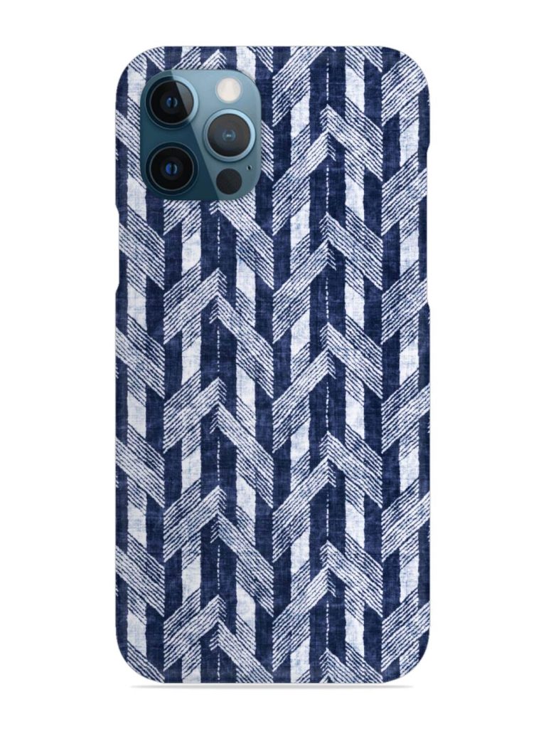 Abstract Herringbone Motif Snap Case for Apple Iphone 12 Pro