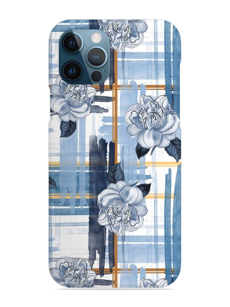 Watercolor Pattern Rose Snap Case for Apple Iphone 12 Pro