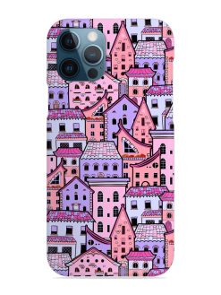 Seamless Pattern Houses Snap Case for Apple Iphone 12 Pro