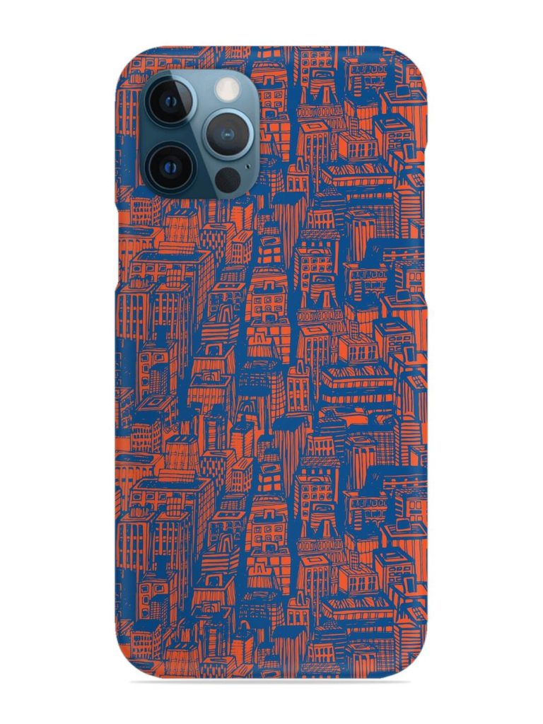 Hand Drawn Seamless Snap Case for Apple Iphone 12 Pro