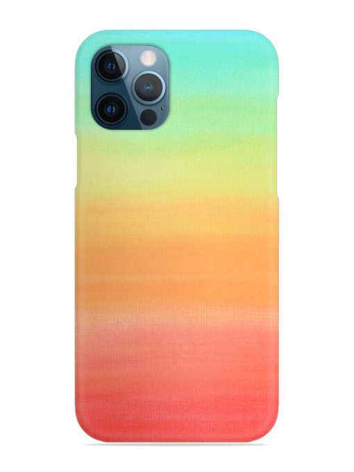 Background Sky Watercolor Snap Case for Apple Iphone 12 Pro Edge Zapvi