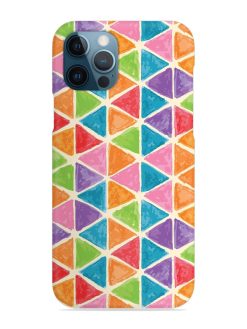 Seamless Colorful Isometric Snap Case for Apple Iphone 12 Pro