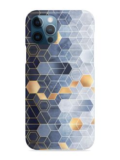 Geometric Abstraction Hexagons Snap Case for Apple Iphone 12 Pro