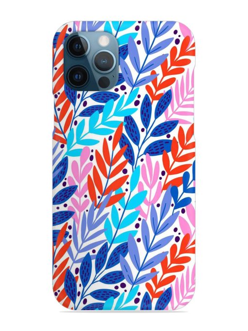 Bright Floral Tropical Snap Case for Apple Iphone 12 Pro Edge Zapvi