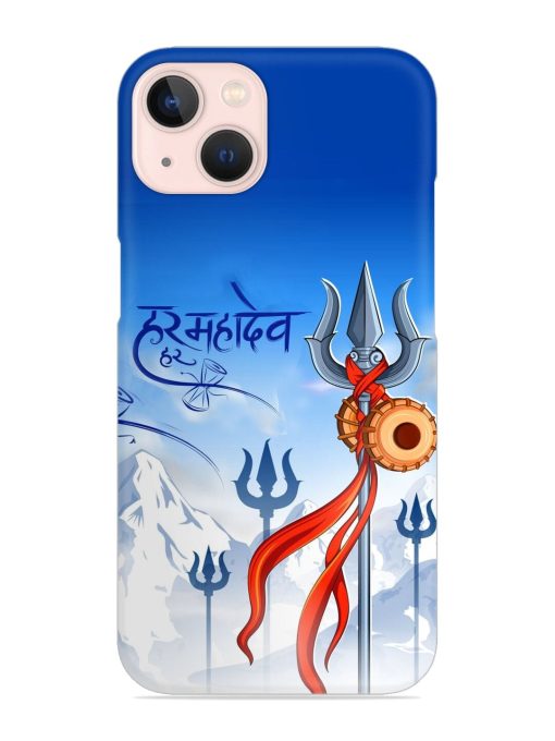 Har Har Mahadev Trishul Snap Case for Apple Iphone 14 Edge Zapvi