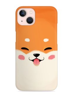 Cute Dog Face Vector Snap Case for Apple Iphone 14