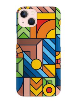 Colorful Geometric Snap Case for Apple Iphone 14