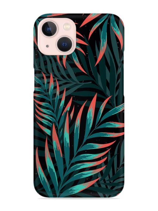 Green Leaf Art Snap Case for Apple Iphone 14 Edge Zapvi