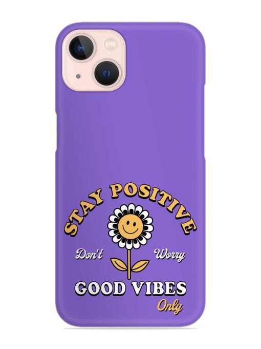 Retro Positive Flower Snap Case for Apple Iphone 14 Edge Zapvi