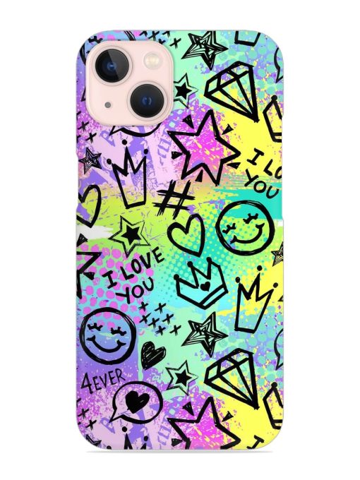 Bright Seamless Pattern Snap Case for Apple Iphone 14 Edge Zapvi