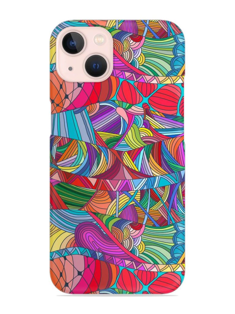 Seamless Patterns Hand Drawn Snap Case for Apple Iphone 14