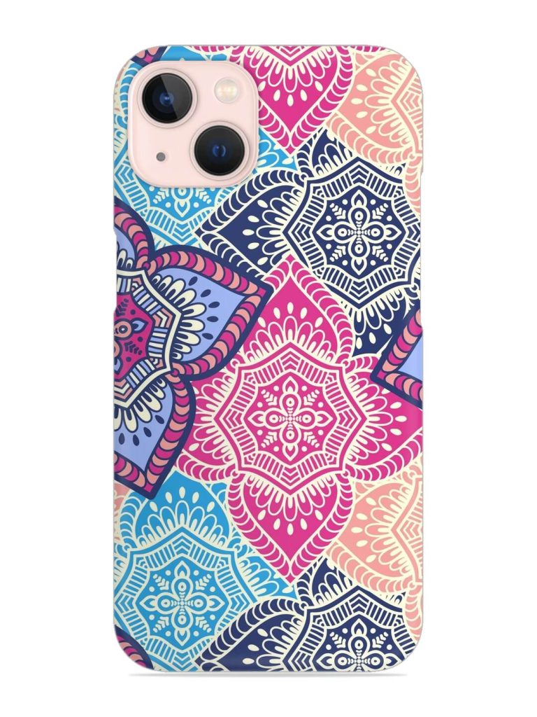 Ethnic Floral Seamless Snap Case for Apple Iphone 14