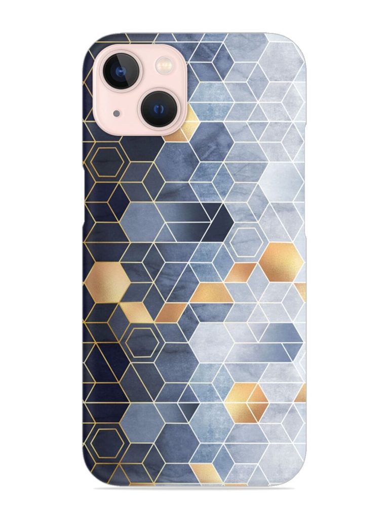 Geometric Abstraction Hexagons Snap Case for Apple Iphone 14
