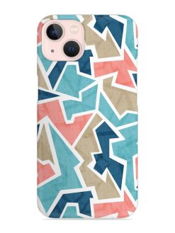 Vintage Geometric Triangle Snap Case for Apple Iphone 14