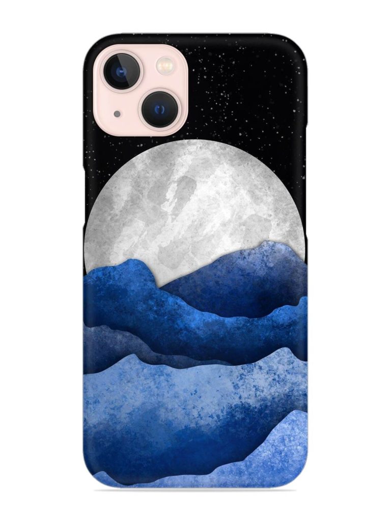 Full Moon Mountain Vector Snap Case for Apple Iphone 14