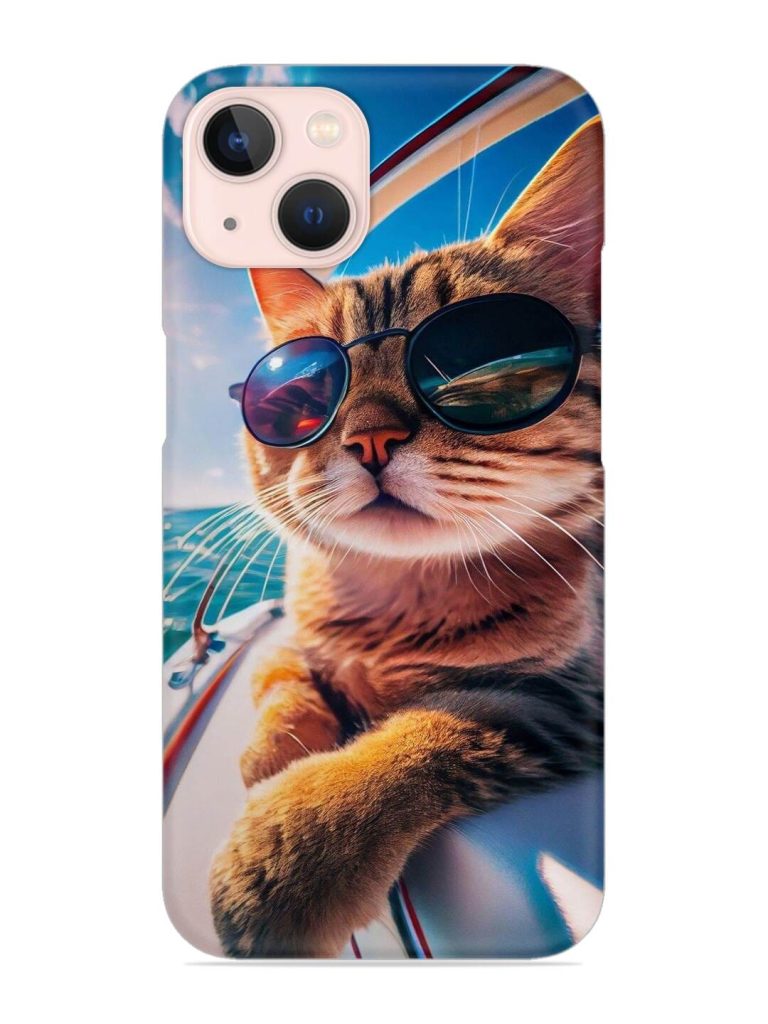 Cat In Style Snap Case for Apple Iphone 14