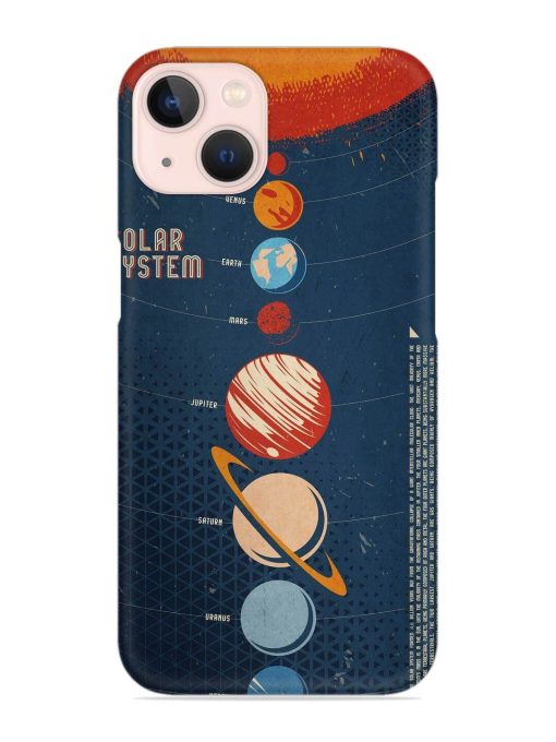 Solar System Vector Snap Case for Apple Iphone 14 Edge Zapvi