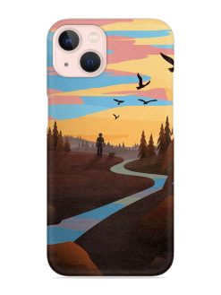 Natural Landscape Art Snap Case for Apple Iphone 14