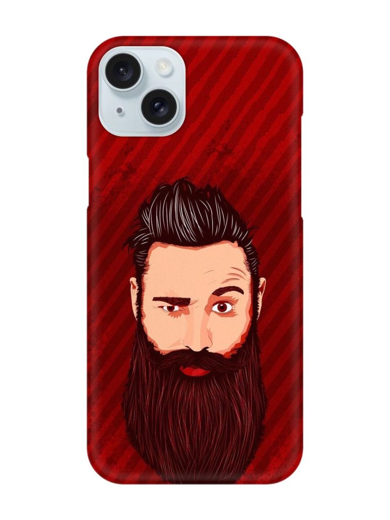 Beardo Man Snap Case for Apple Iphone 15 Plus