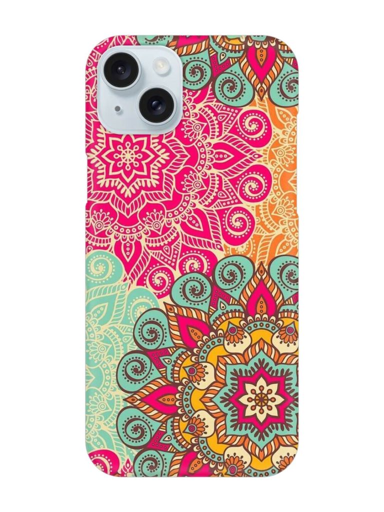 Mandala Seamless Snap Case for Apple Iphone 15 Plus