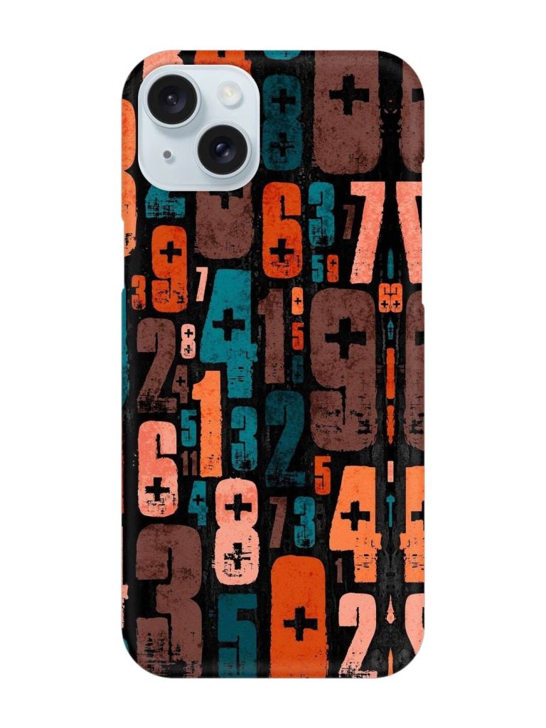 0 To 9 Art Snap Case for Apple Iphone 15 Plus