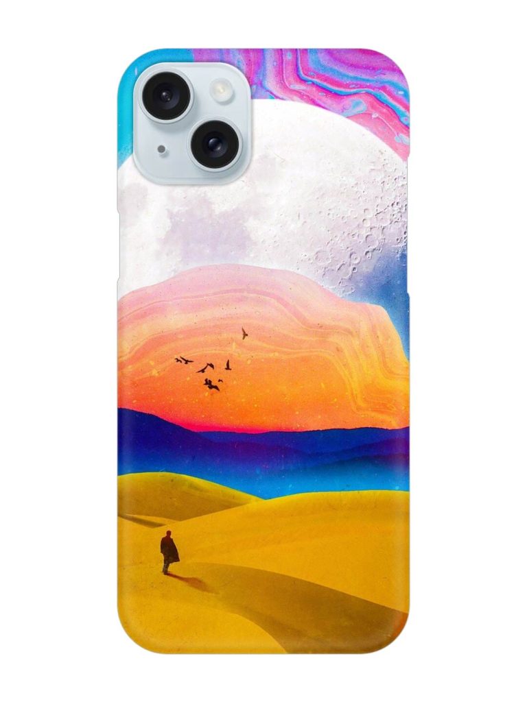 Sandy Desert Snap Case for Apple Iphone 15 Plus
