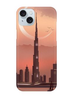 Landmark Burj Khalifa Snap Case for Apple Iphone 15 Plus