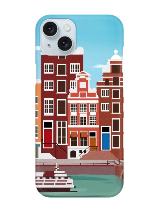 Scenery Architecture Amsterdam Landscape Snap Case for Apple Iphone 15 Plus Edge Zapvi