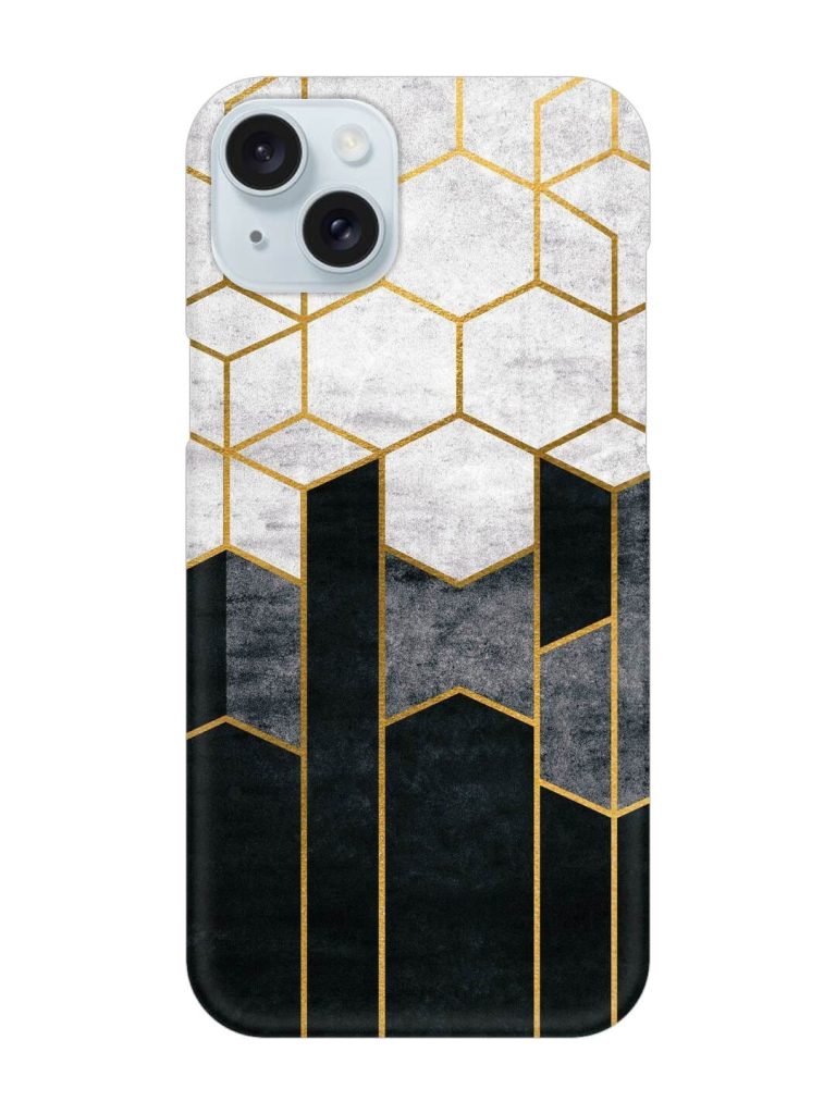 Cube Marble Art Snap Case for Apple Iphone 15 Plus
