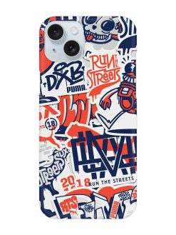 Run The Street Snap Case for Apple Iphone 15 Plus