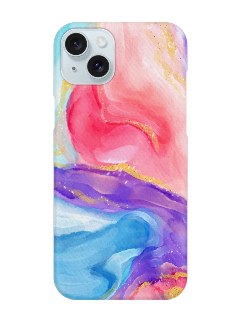 Watercolor Gradient Snap Case for Apple Iphone 15 Plus