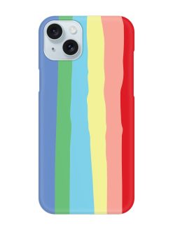 Rainbow Premium Shade Snap Case for Apple Iphone 15 Plus