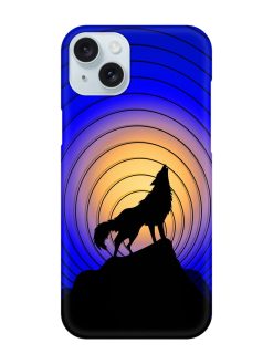 Fox Roaring Design Snap Case for Apple Iphone 15 Plus