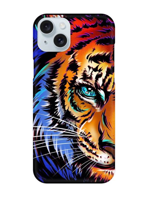 Colorful Lion Art Snap Case for Apple Iphone 15 Plus Edge Zapvi