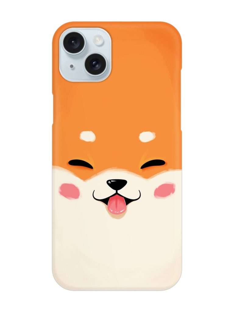 Happy Cat Art Snap Case for Apple Iphone 15 Plus