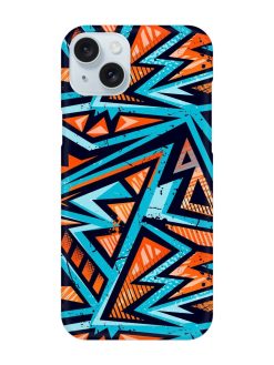 Abstract Seamless Grunge Snap Case for Apple Iphone 15 Plus