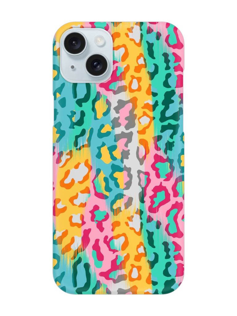 Seamless Vector Colorful Snap Case for Apple Iphone 15 Plus