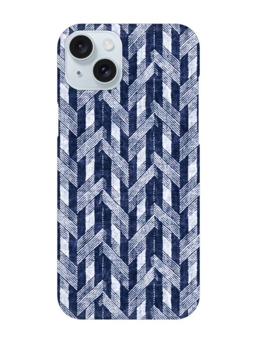 Abstract Herringbone Motif Snap Case for Apple Iphone 15 Plus Edge Zapvi